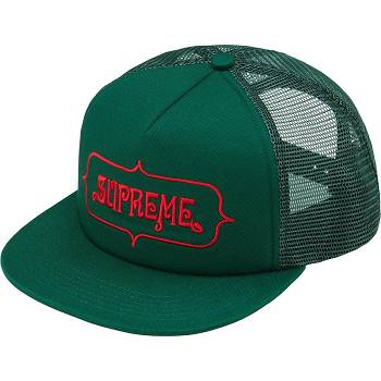 Green Supreme Highest Mesh Back 5-Panel Hats | Supreme 502CE